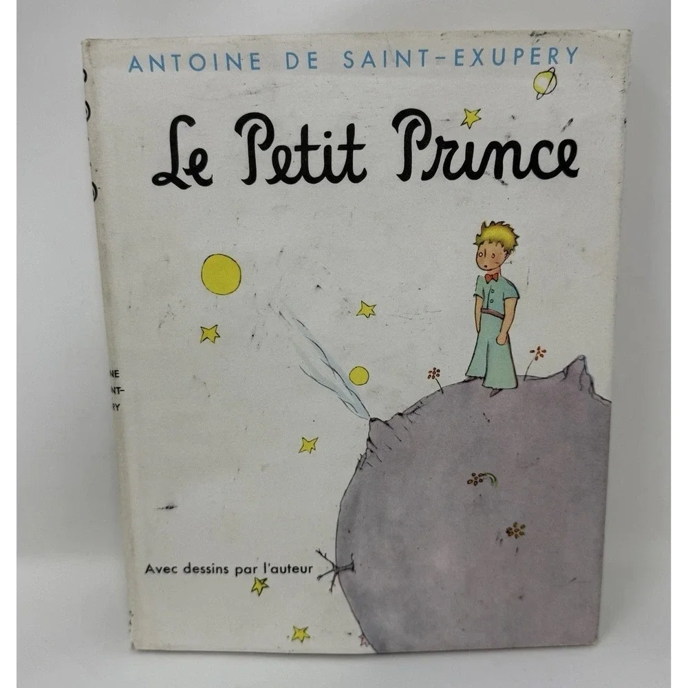 Le Petit Prince/Antoine de Saint-Exupery ~ Vintage 1971 HCDJ ~ Written in French